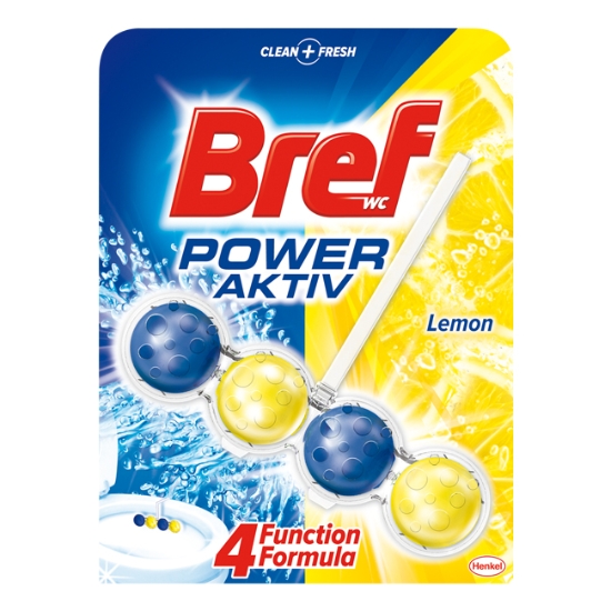 Obrázek Prostředek čistící závěsný Bref závěsný Power Aktiv 50 g - lemon