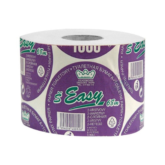 Obrázek Papír toaletní EASY 1000 ekonomik - bílá / 36 ks